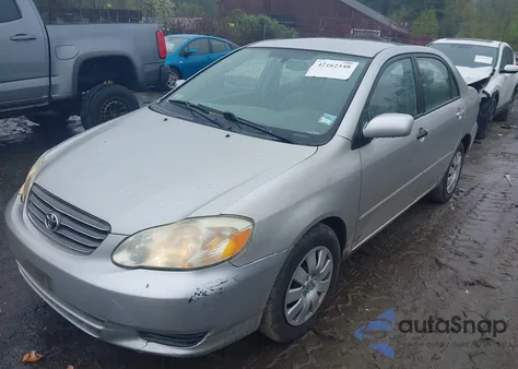 2004 Toyota Corolla Le из США, поврежденный, VIN 2T1BR32E04C282032